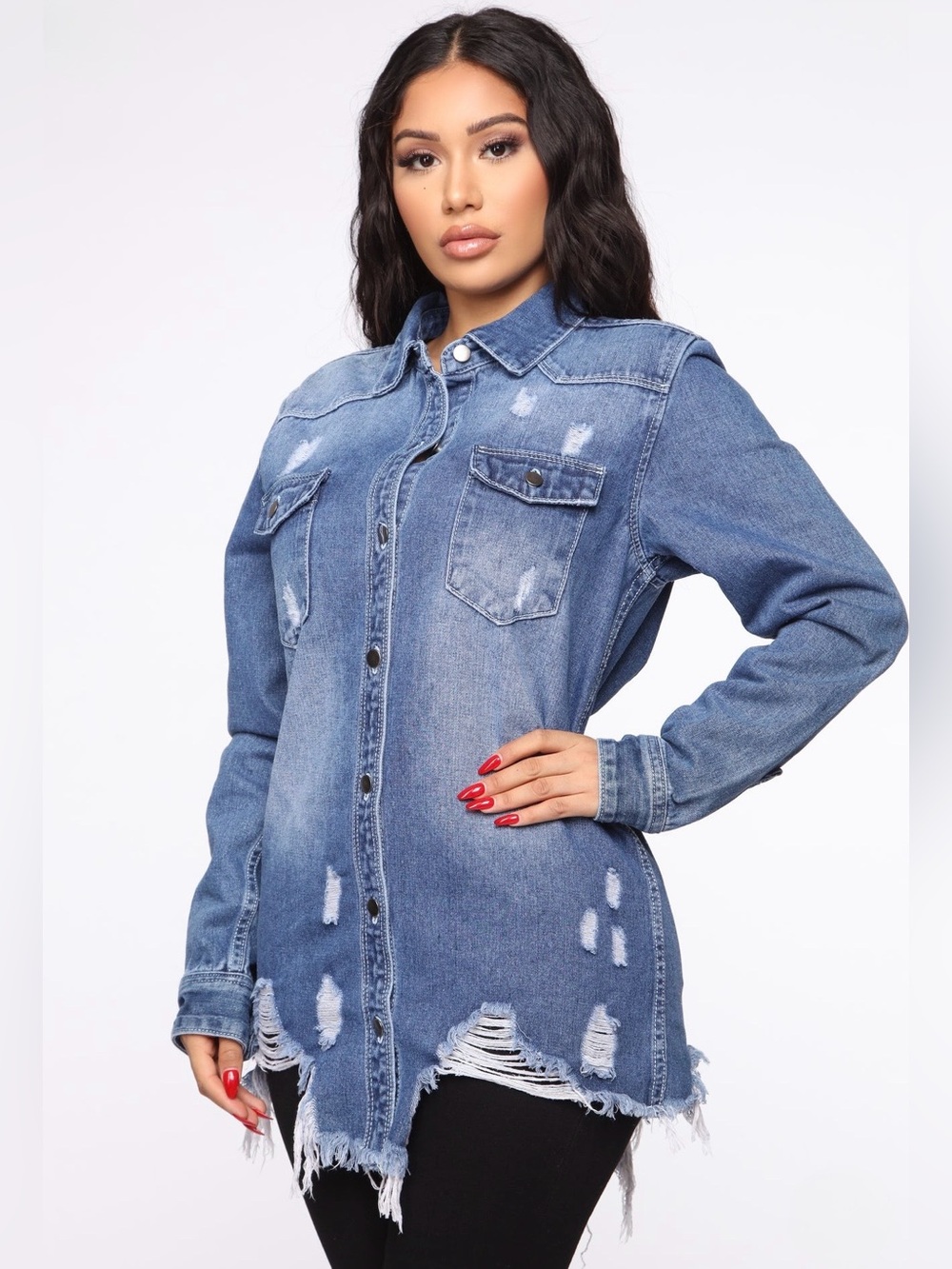 Long Denim Jacket